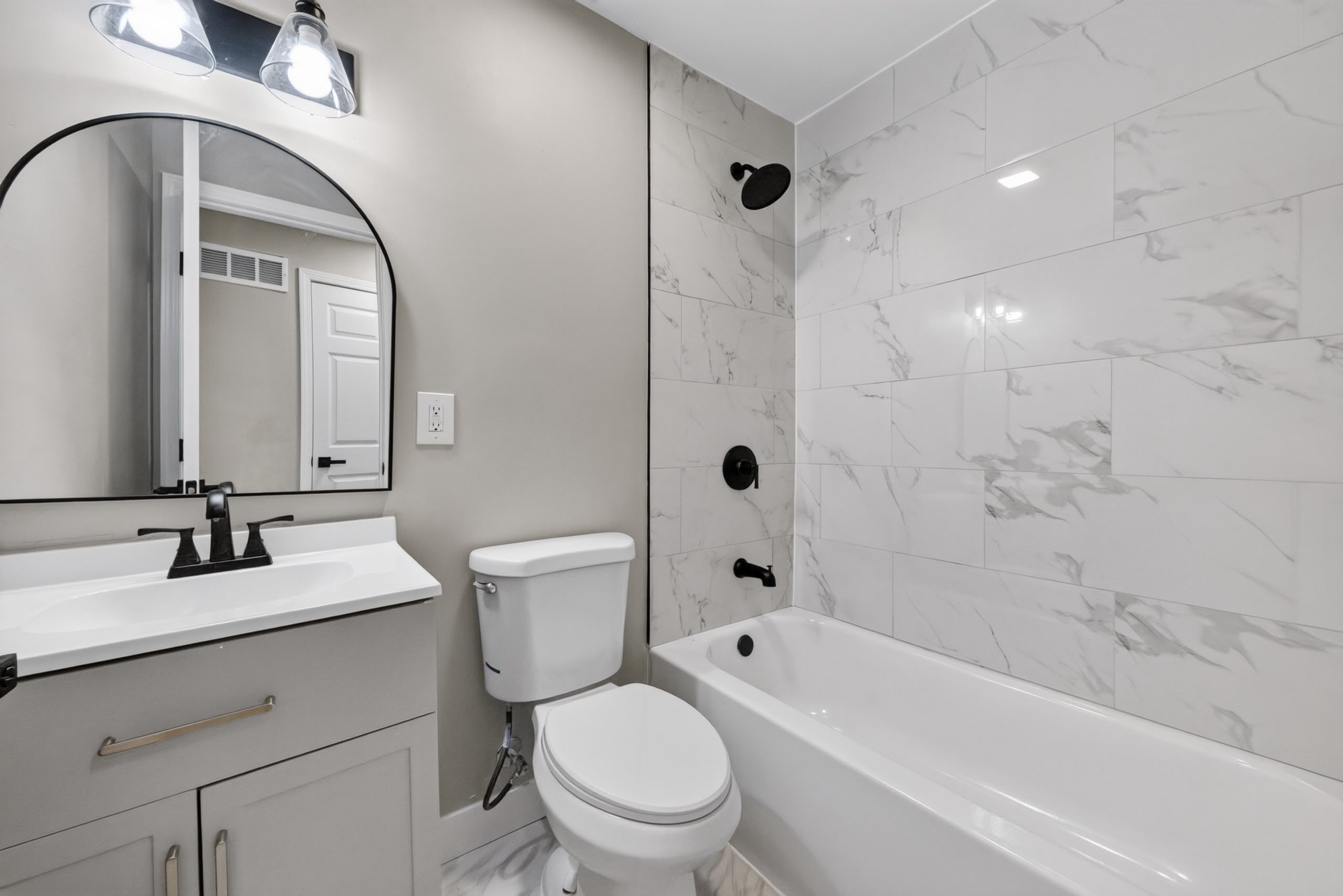 Marble bathroom remodel